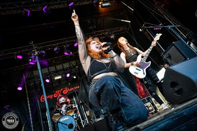 Photo du concert du groupe CHEY'N'SHINERS au festival Guitare en Scène