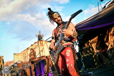 Megabosch play at Wasteland Warriors camp at Wacken Open Air 2025