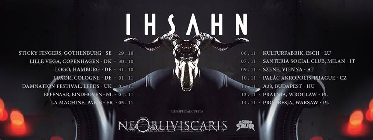 [IHSAHN] Nouveau clip et concerts !