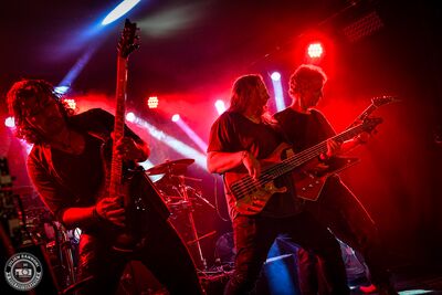 Skyline, the wacken band, is playing on stage at the LGH before Wacken Open Air 2025