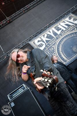 Skyline, the wacken band, portraits in backstage during Wacken Open Air 2025