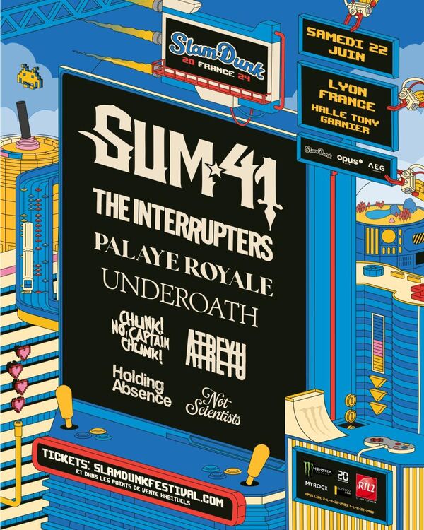 Affiche Slam Dunk Festival France 2024