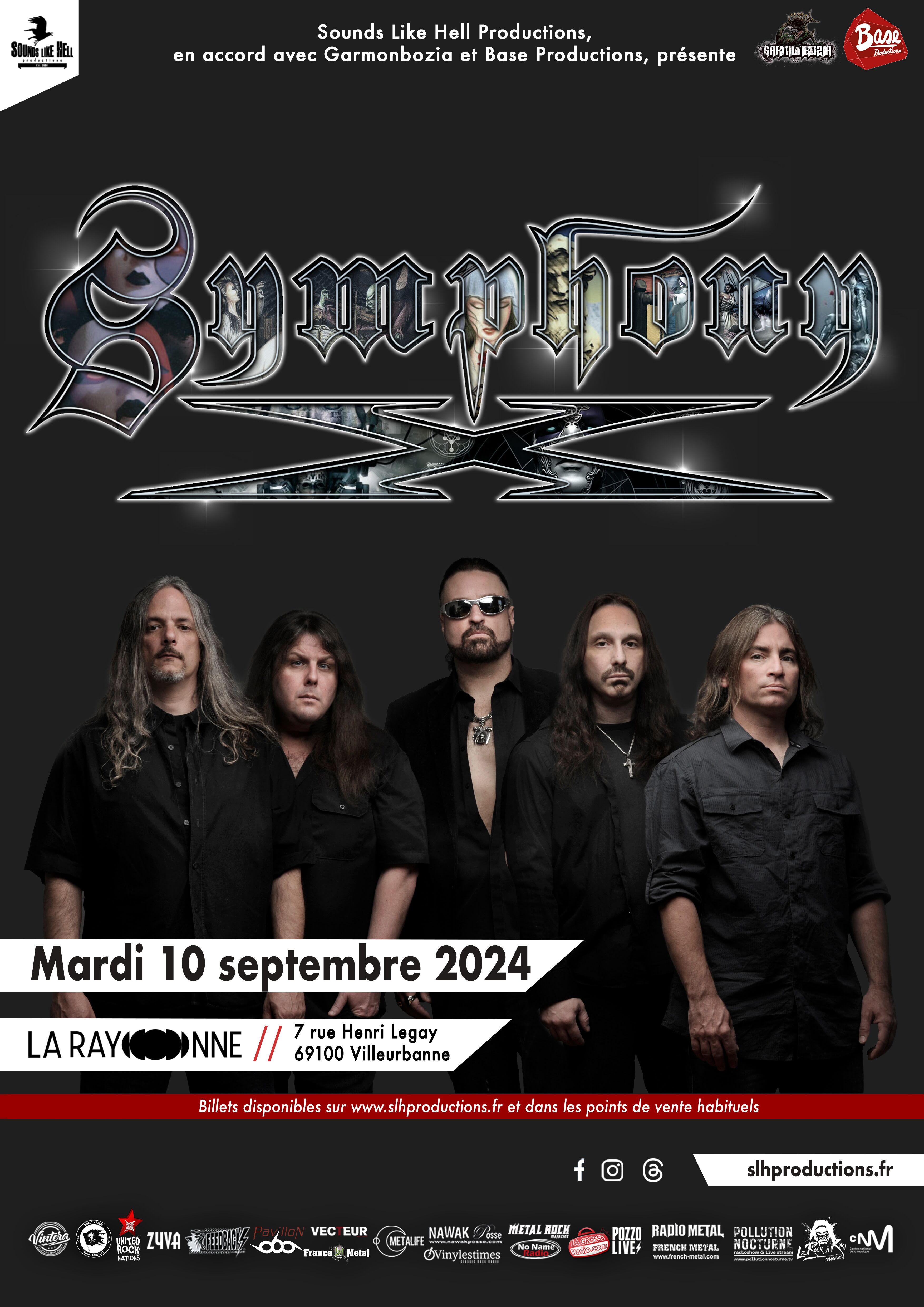 Gagnez Vos Places pour le Concert de Symphony X à Lyon !