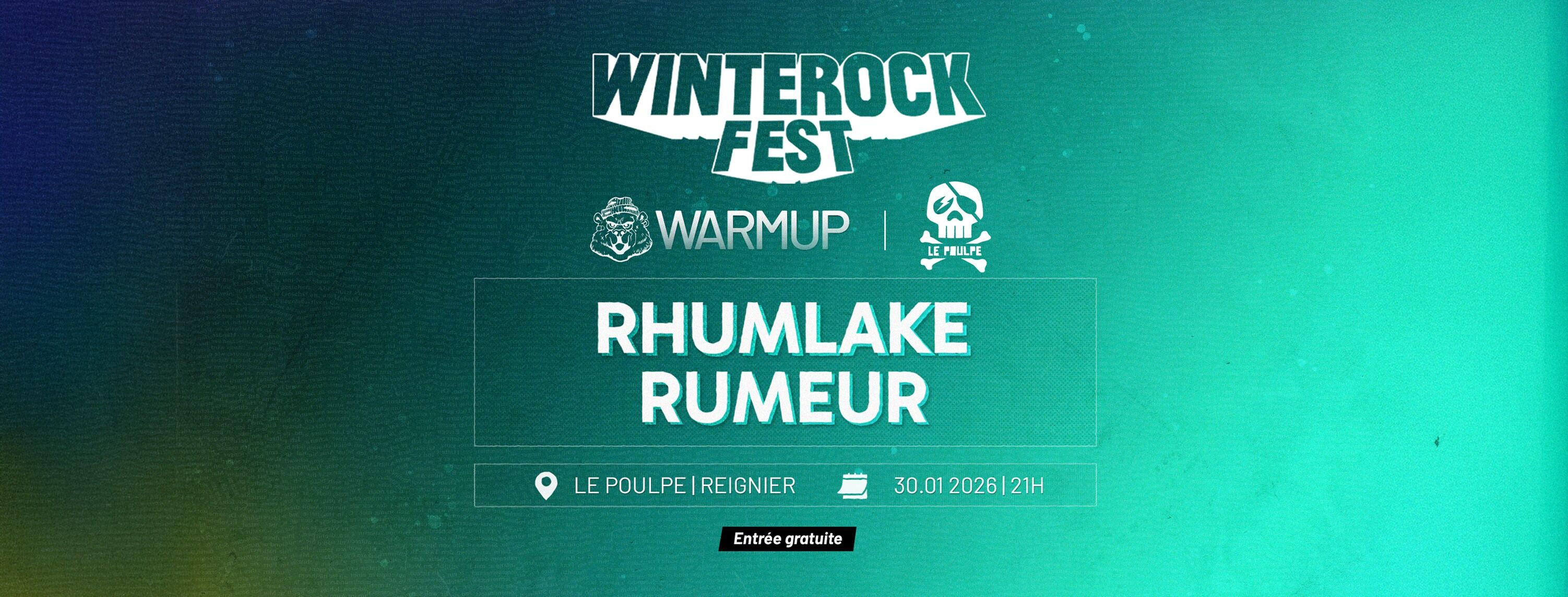 WinteRock Warm-Up - Le Poulpe