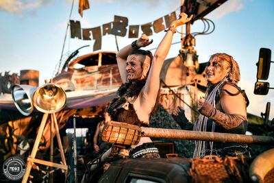 Wasteland Warriors camp at Wacken Open Air 2025