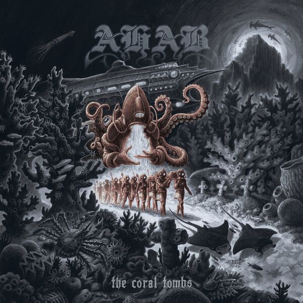 Visuel de l'album The Coral Tombs du groupe Ahab