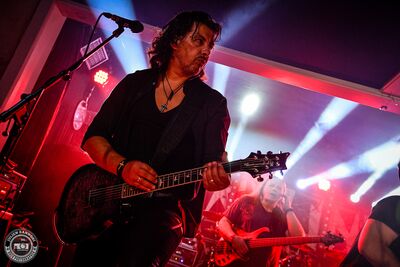 Skyline, the wacken band, is playing on stage at the LGH before Wacken Open Air 2025