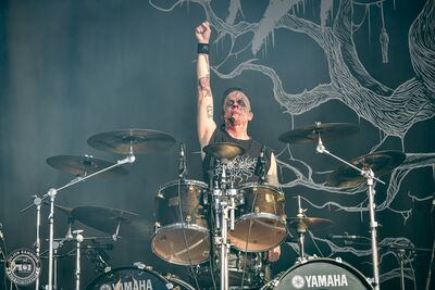 Moosorrow play on stage at Wacken Open Air 2025