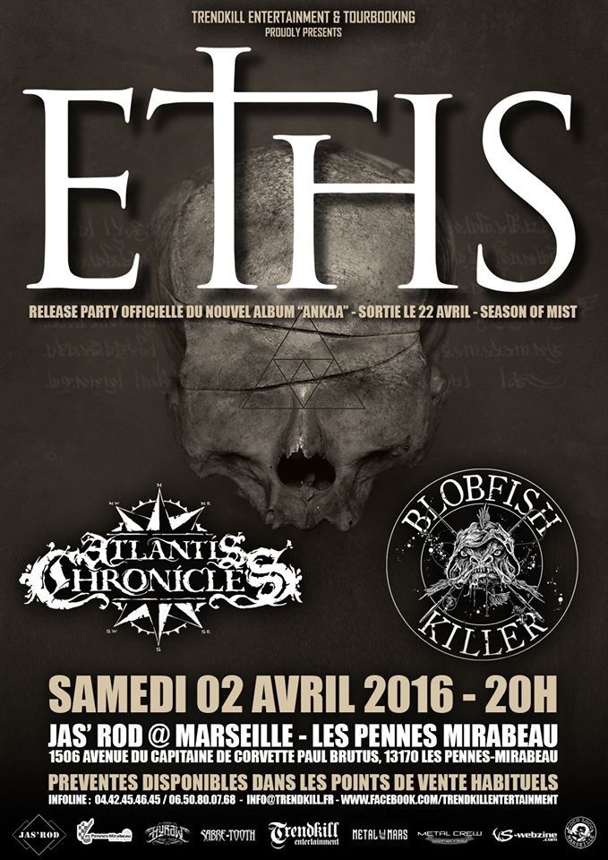ETHS, Le Jas Rod, Pennes Mirabeau, 02/04/2016 (release party)