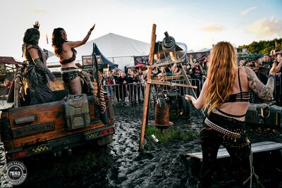 Megabosch play at Wasteland Warriors camp at Wacken Open Air 2025