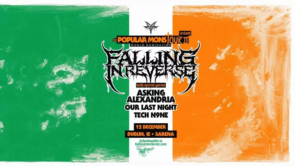 Falling In Reverse en tournée en Irlande et au Royaume-Uni !