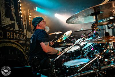 Skyline, the wacken band, is playing on stage at the LGH before Wacken Open Air 2025