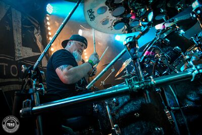 Skyline, the wacken band, is playing on stage at the LGH before Wacken Open Air 2025