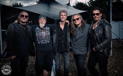 Skyline, the wacken band, portraits in backstage during Wacken Open Air 2025