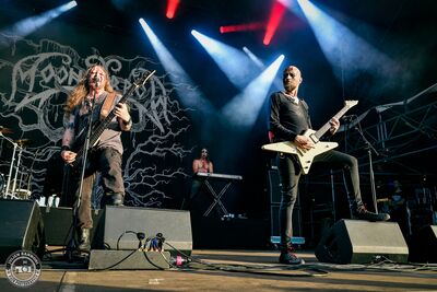 Moosorrow play on stage at Wacken Open Air 2025