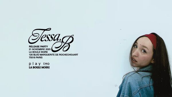 Affiche Tessa B concert a la Boule Noire à Paris
