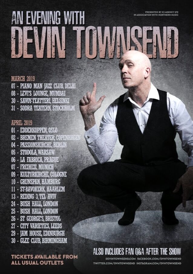 [DEVIN TOWNSEND] Nouvel album et tournée acoustique