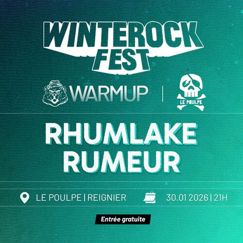 Affiche du WinterRock Warmup Le Poulpe 2026