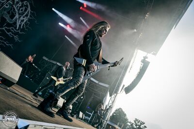 Moosorrow play on stage at Wacken Open Air 2025