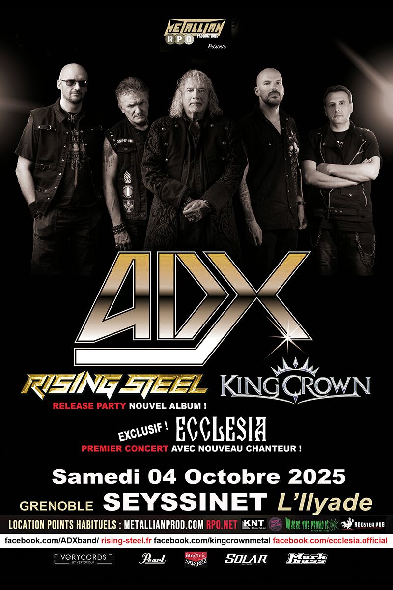 ADX à Grenoble le 4 octobre 2025 !