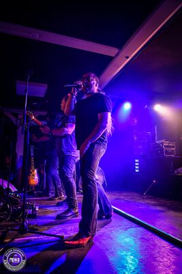 Skyline, the wacken band, is playing on stage at the LGH before Wacken Open Air 2025