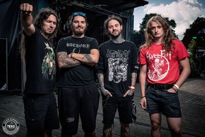 Backstage portraits of the band Refore during Wacken Open Air 2025