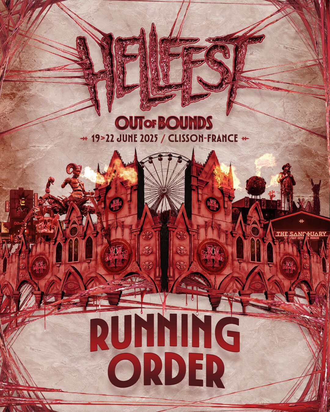 Hellfest 2025 : Running Order