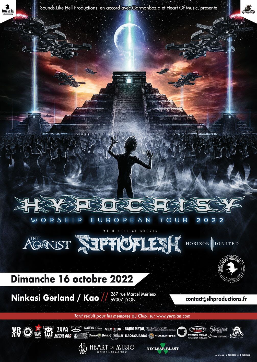 [Hypocrisy et Septicflesh] Concert le 16 octobre à Lyon !