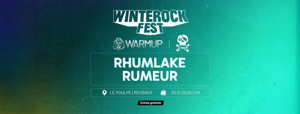 Affiche du WinterRock Warmup Le Poulpe 2026