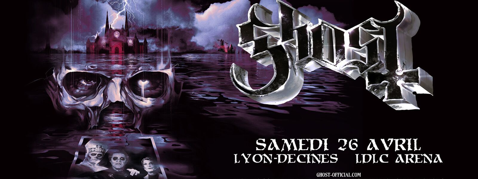 Ghost de retour en France pour trois dates !