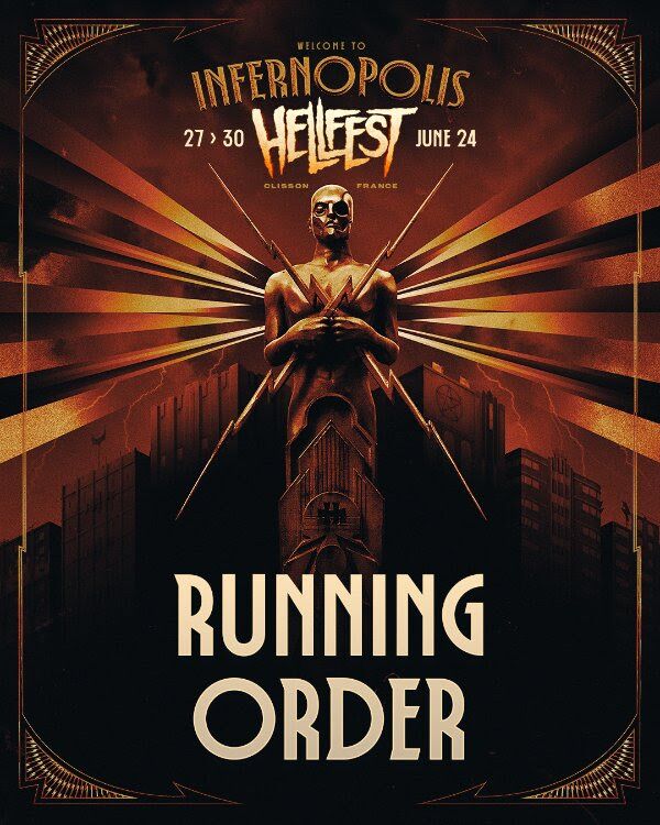Hellfest 2024 - Running Order