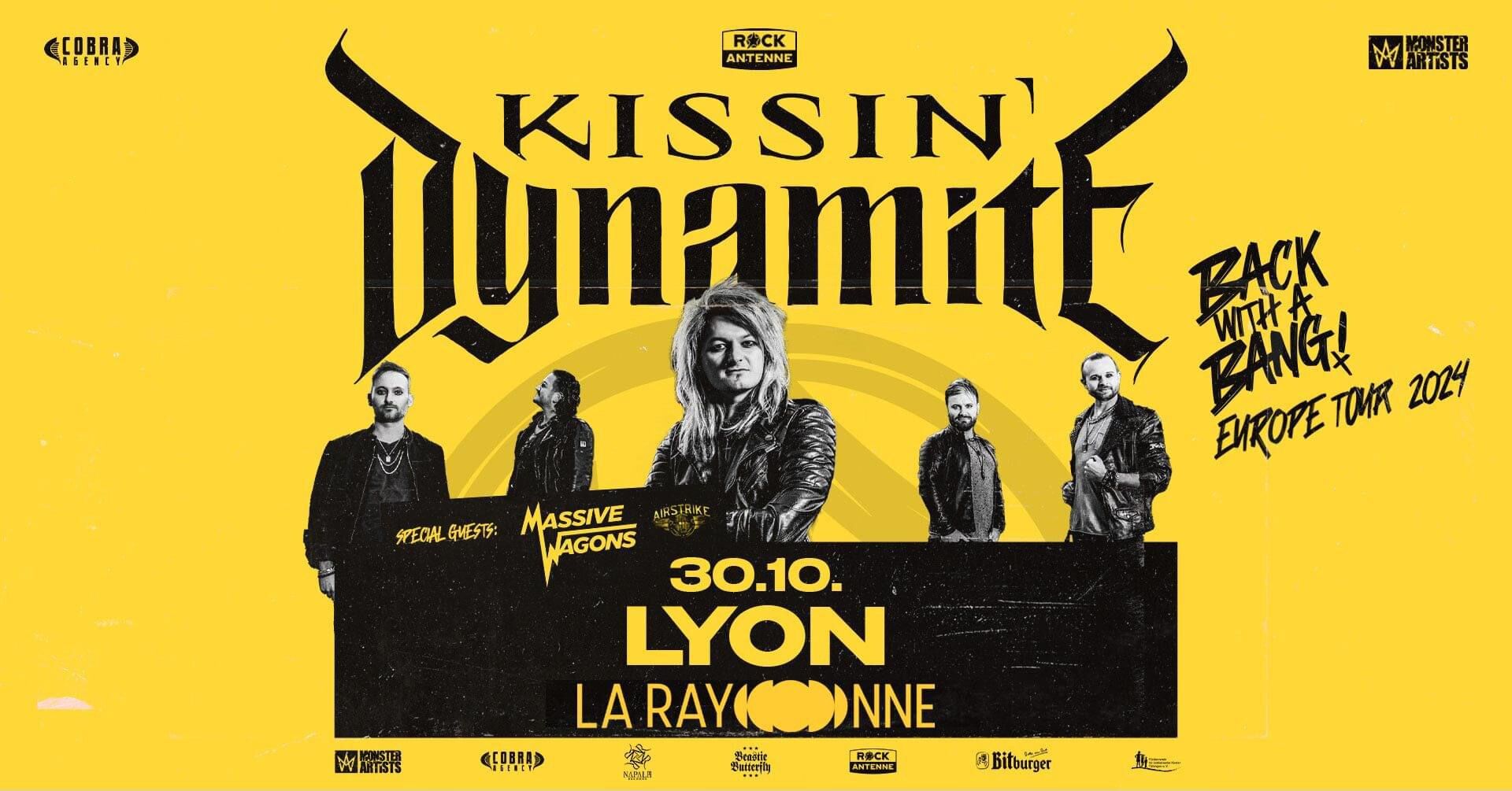Concert: Kissin’ Dyamite à Lyon