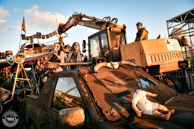 Wasteland Warriors camp at Wacken Open Air 2025