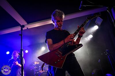 Skyline, the wacken band, is playing on stage at the LGH before Wacken Open Air 2025