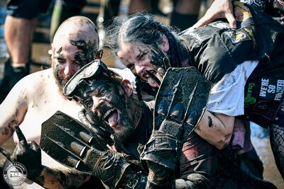 People in the mud Wacken Open Air 2025