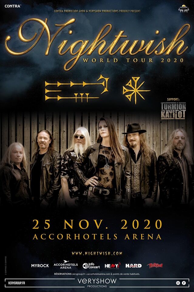 [NIGHTWISH] Date à Paris en 2020