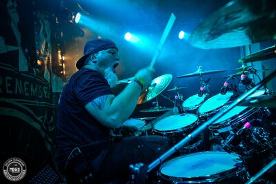 Skyline, the wacken band, is playing on stage at the LGH before Wacken Open Air 2025