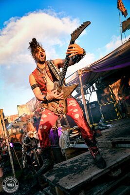 Megabosch play at Wasteland Warriors camp at Wacken Open Air 2025