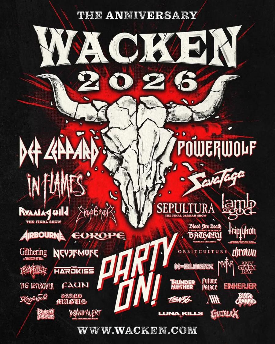 Affiche et groupes du Wacken Open Air 2026