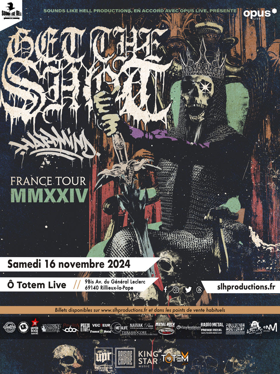 Poster concert Ô Totem Live - Rillieux-la-Pape