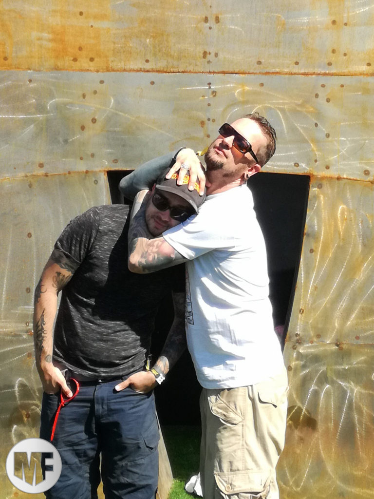 6H33 en promo au Hellfest en 2017