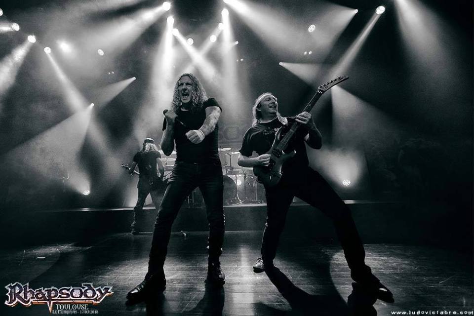 Rhapsody au Metronum de Toulouse en 2018