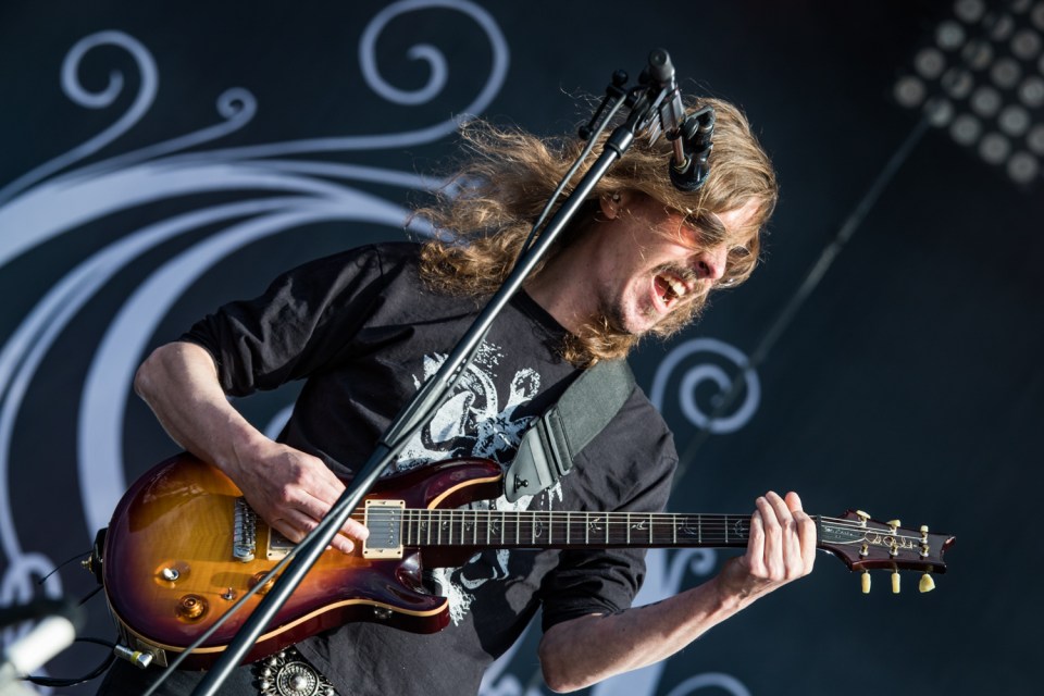 Opeth sur scène au Download en 2018