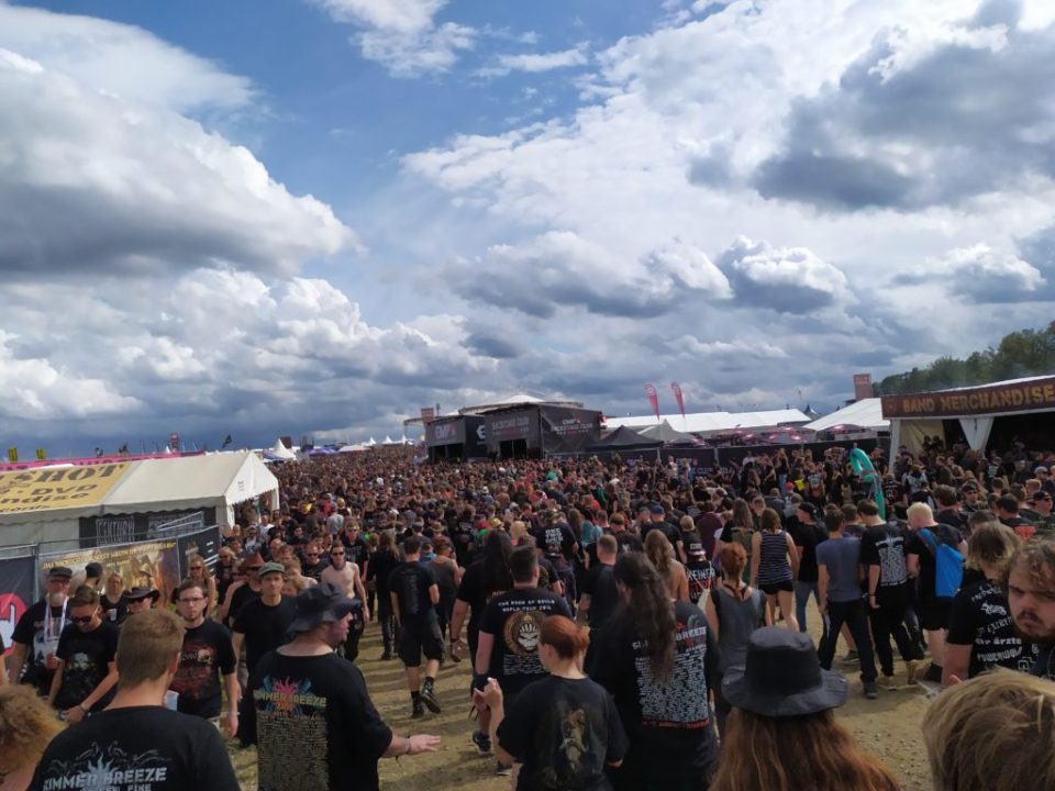 Photo de foule, sortant de la Mainstage