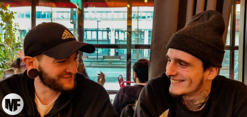 Thibault et Omer de Child of waste, 2020