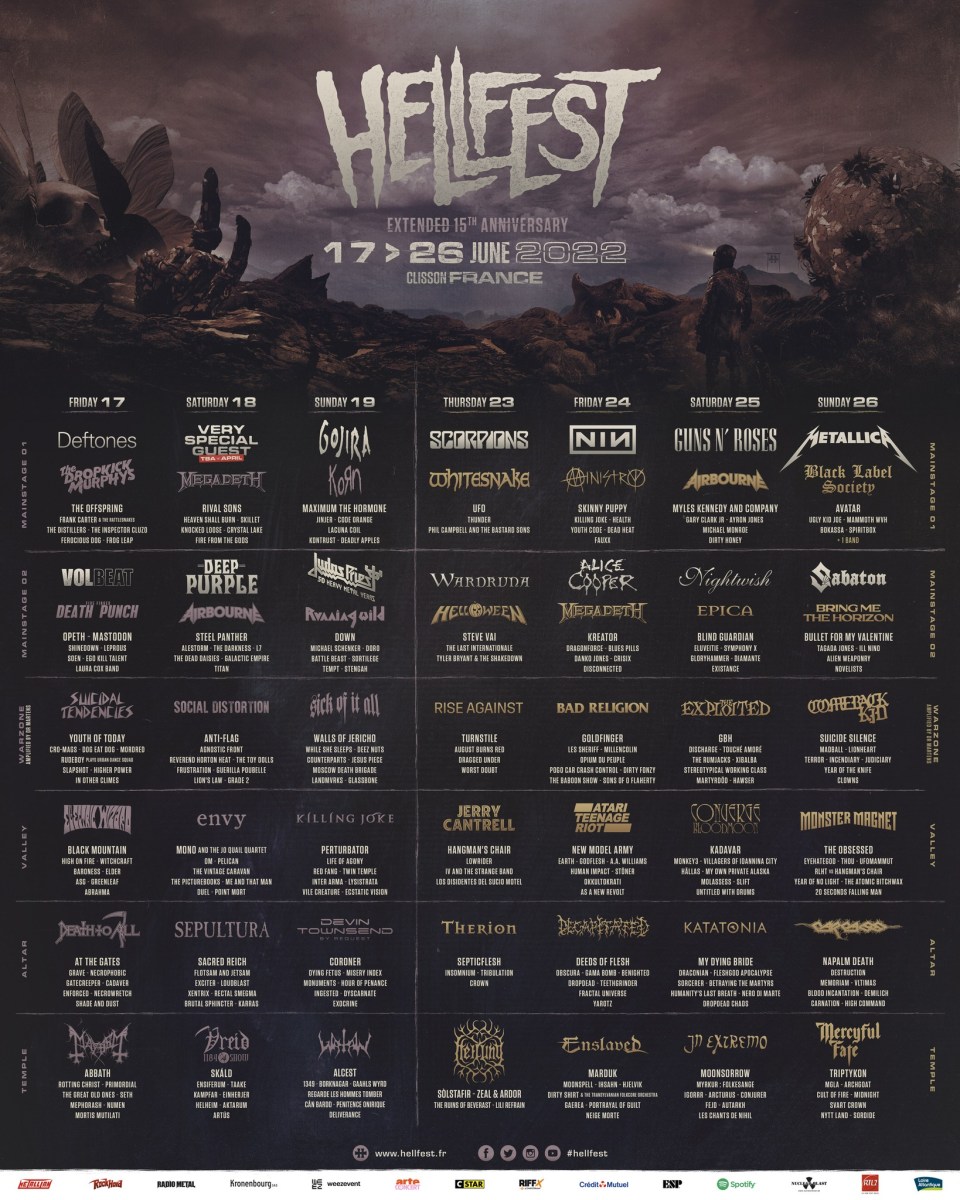Hellfest 2022 - Affiche