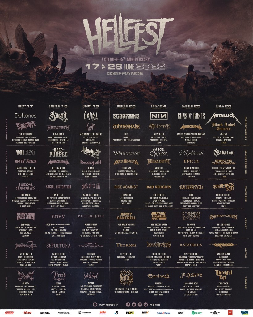Hellfest 2022 - Affiche